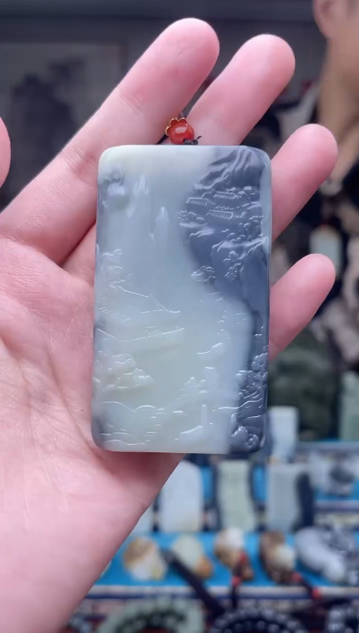 未镶嵌和田玉挂件1