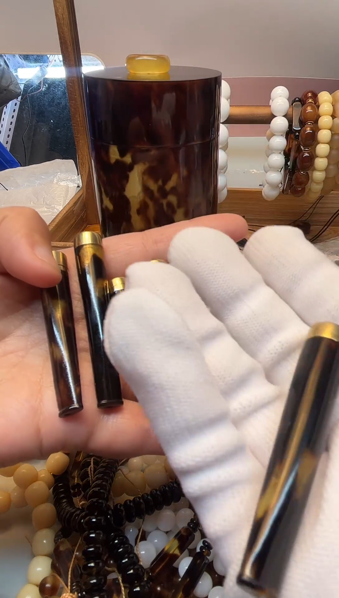 纯铜硅胶茶叶罐300