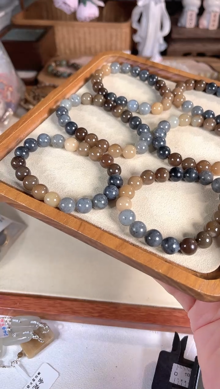 未镶嵌手链和田玉多样性发其一孤品默认微瑕