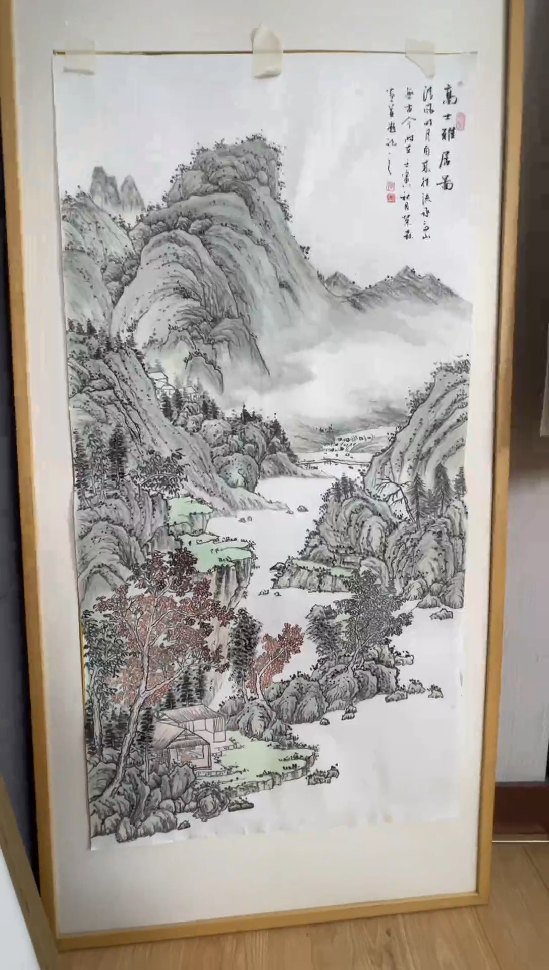 国画国画山水花鸟作品