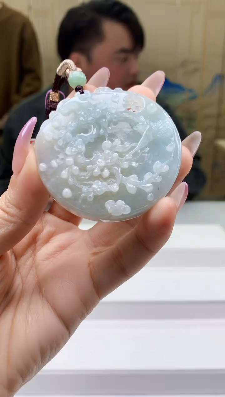 【闪购商品】定制翡翠未镶嵌5060ty-毛货挂件200