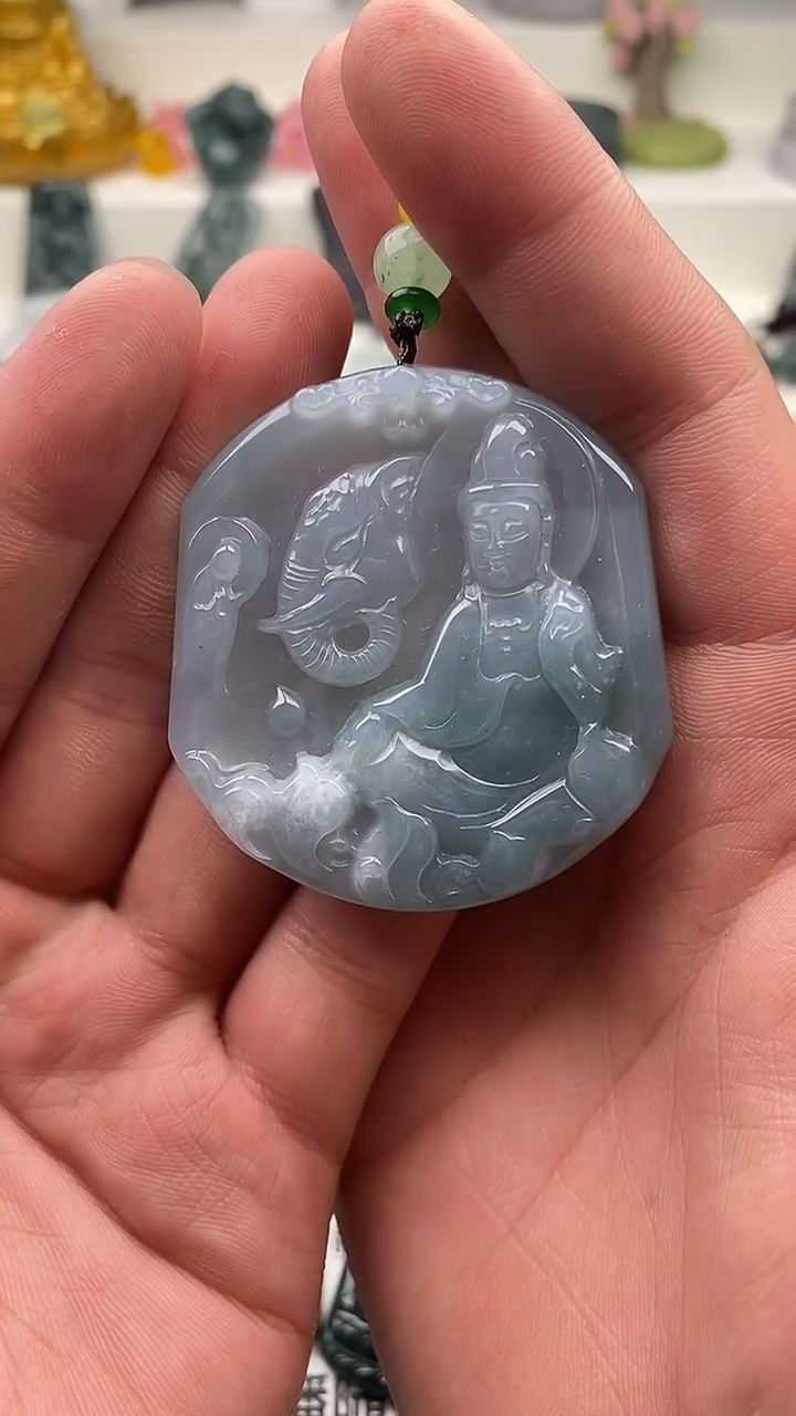 【闪购商品】翡翠颈饰未镶嵌天然A货翡翠一物一证