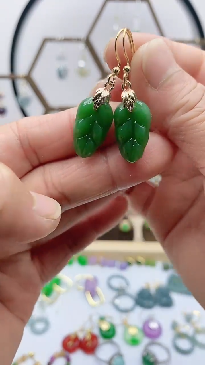 未镶嵌和田玉耳饰191