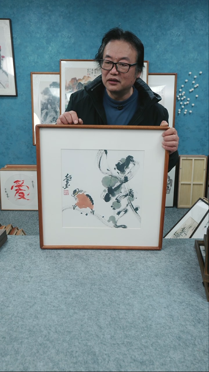 【闪购商品】国画50*50郑志超老师花鸟