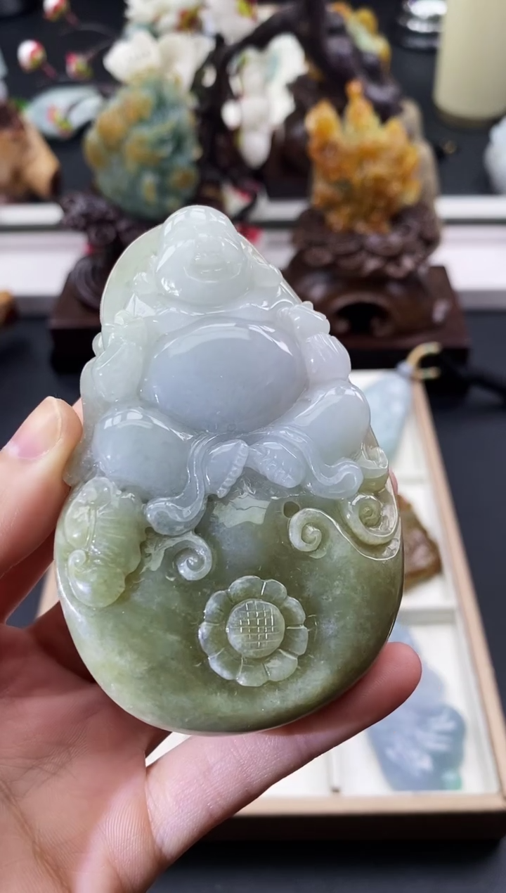 颈饰未镶嵌翡翠天然缅甸A货翡翠