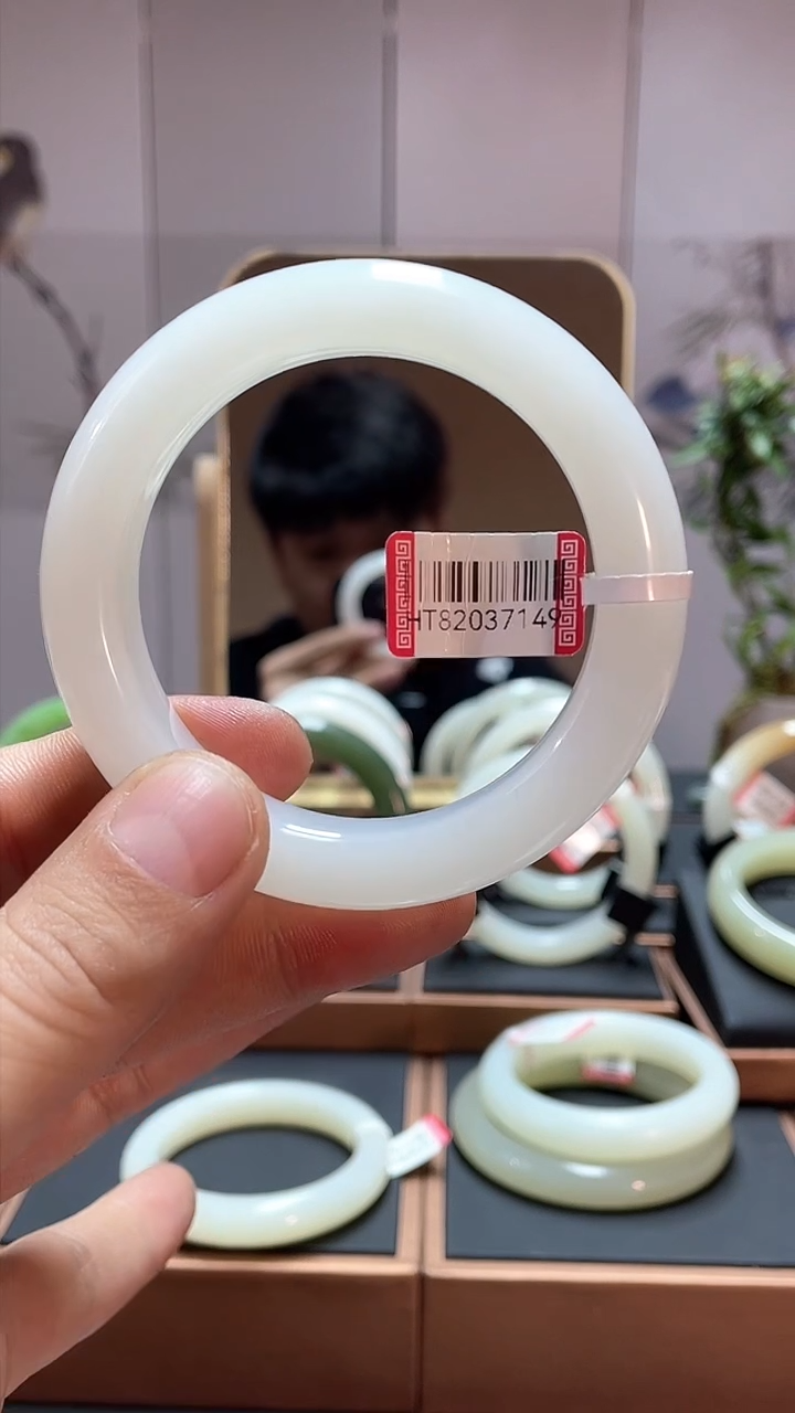 【闪购商品】和田玉手镯未镶嵌54白玉82037149