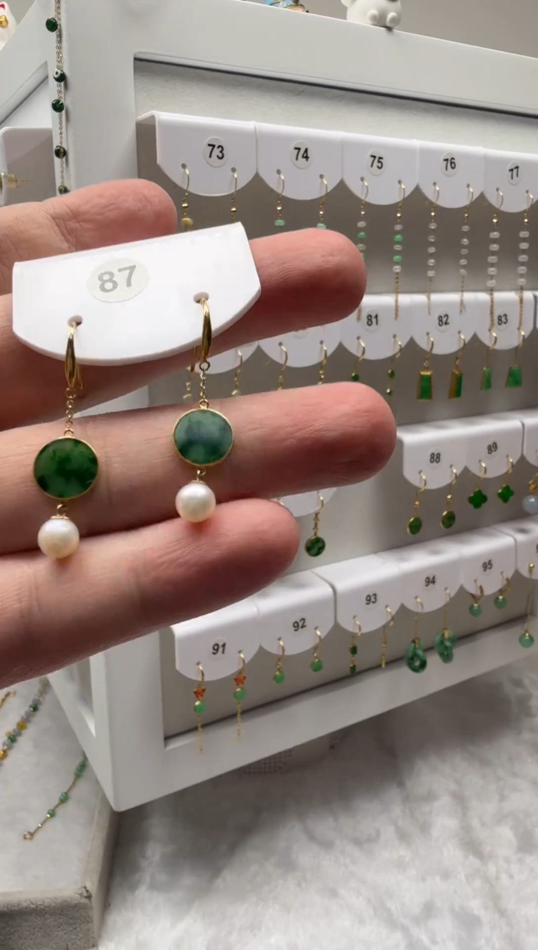 18K金镶嵌手链翡翠缅甸天然翡翠a货