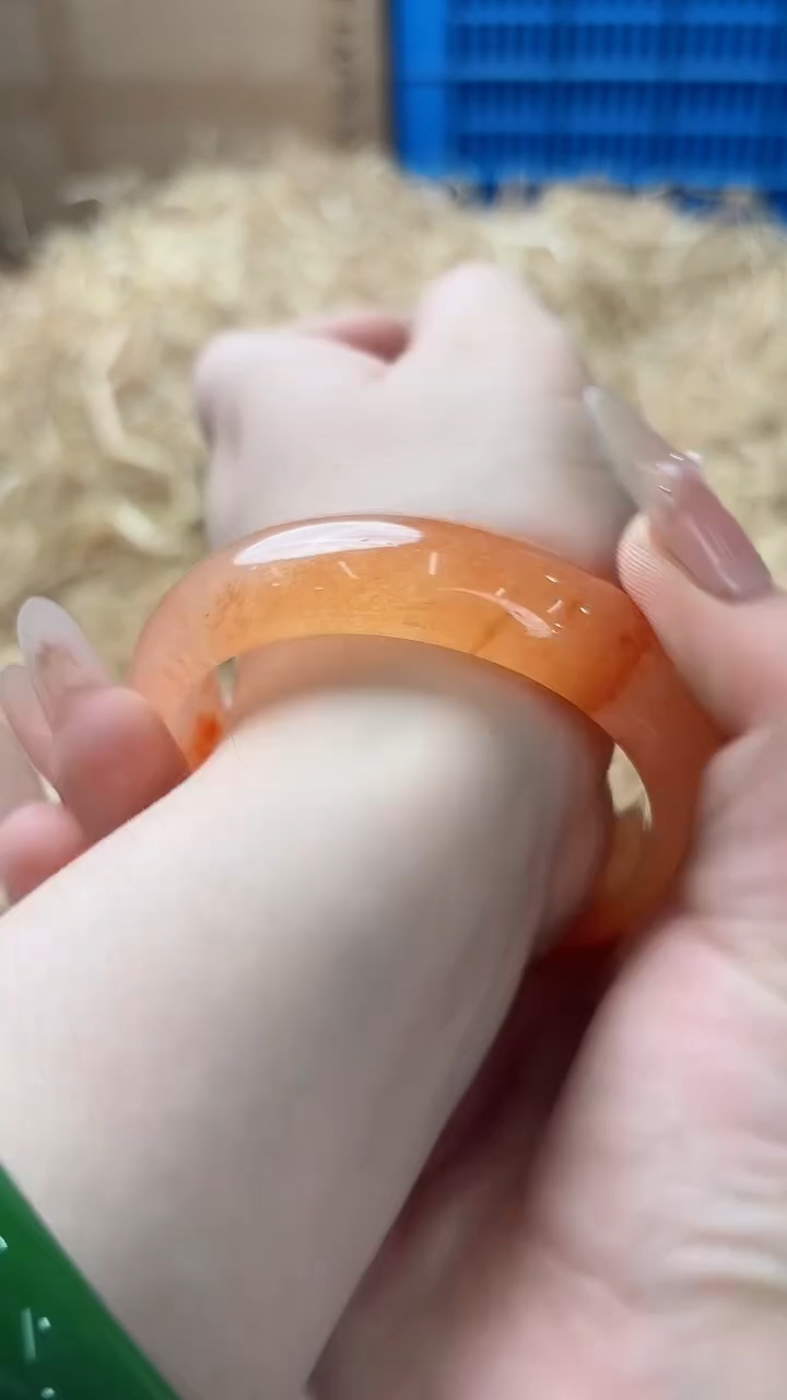 未镶嵌手镯石英质玉H-6688-60