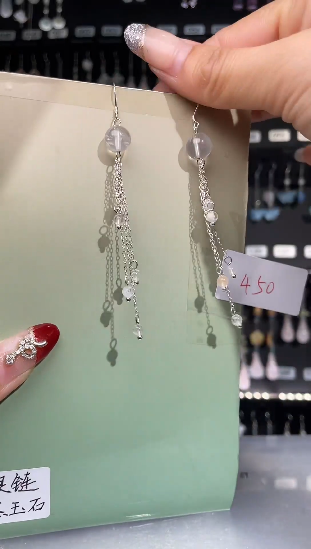 【闪购商品】紫晶耳饰银S925镶嵌喜欢拍