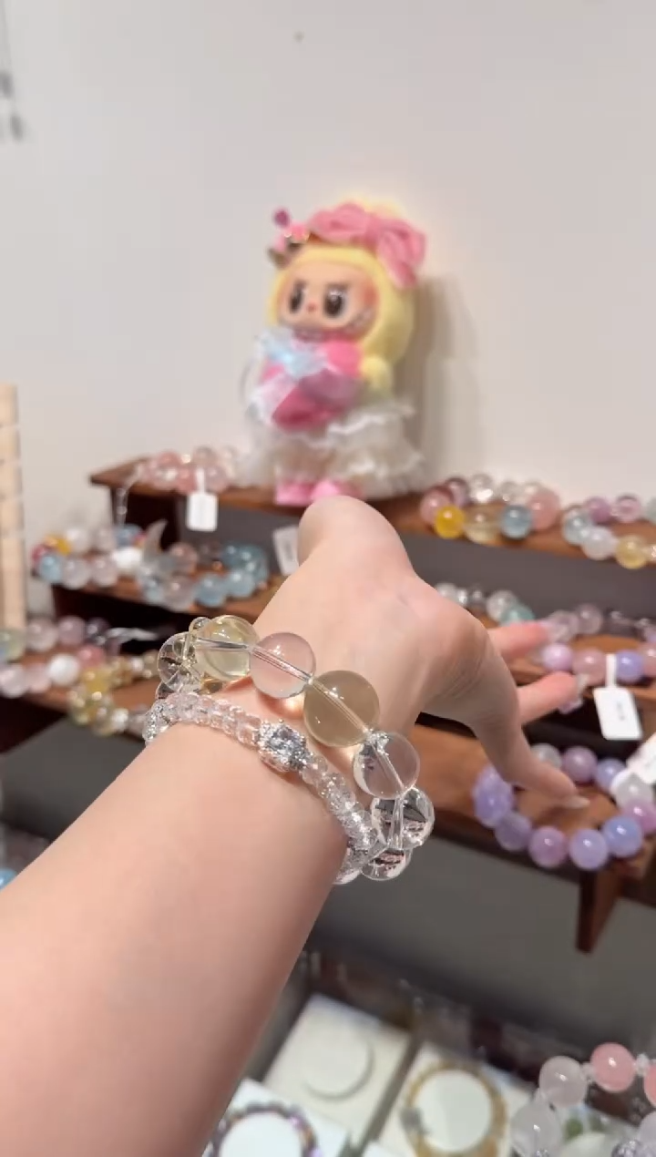 水晶手串未镶嵌）拍4单发一串 拍1单发单珠 多样性发货