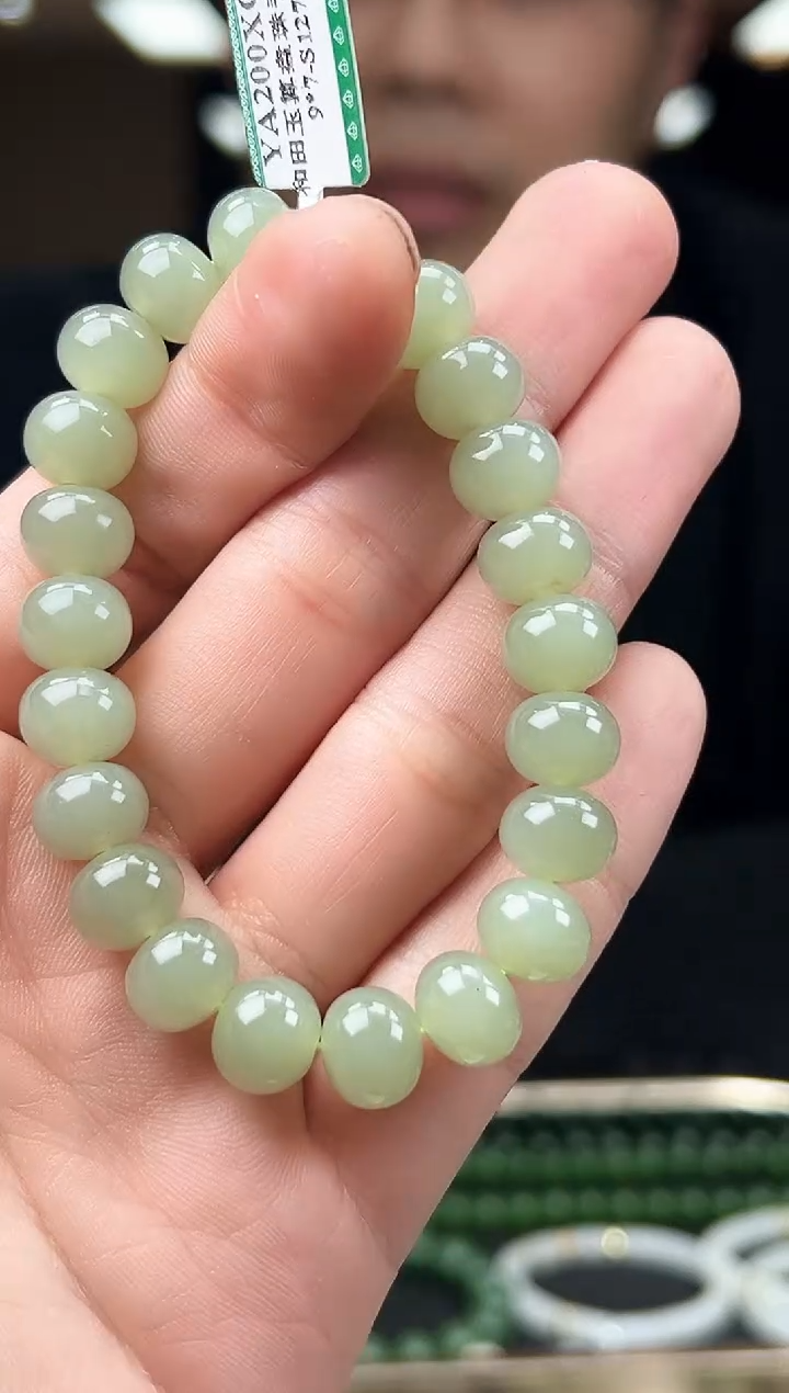 【闪购商品】和田玉手串未镶嵌一条 约10mm 多样性发1
