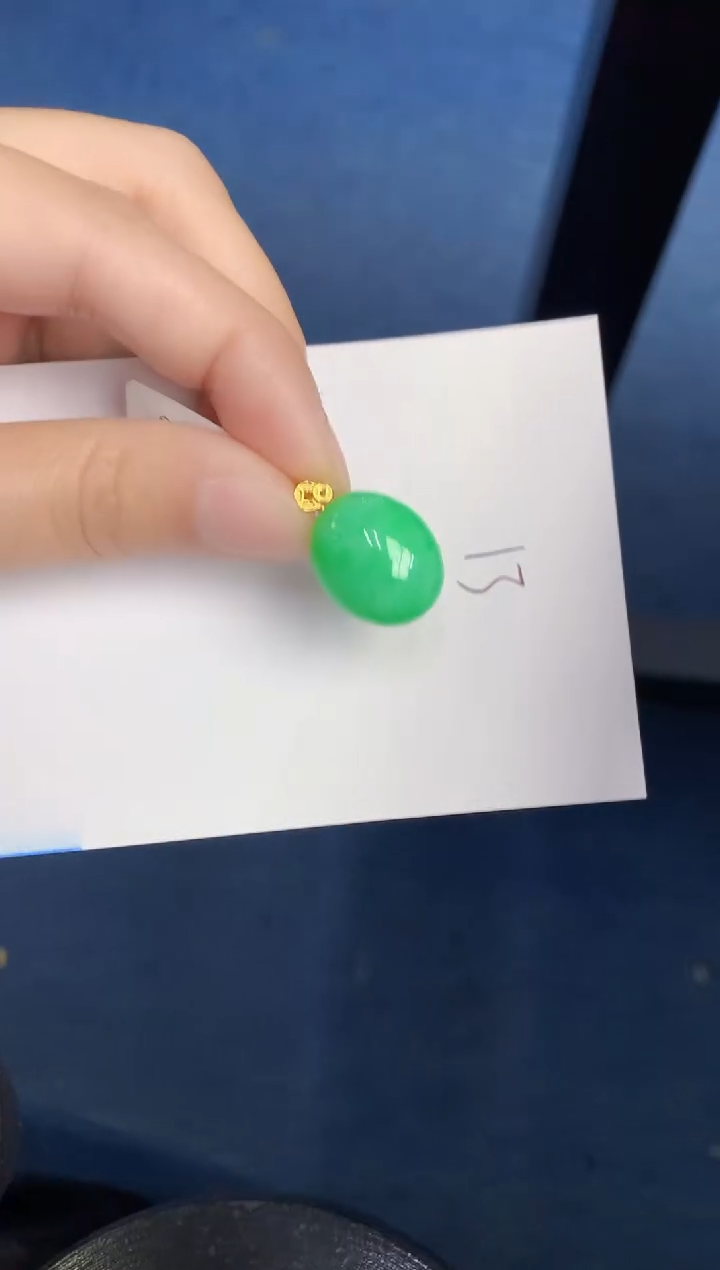 【闪购商品】翡翠颈饰18K金镶嵌000000000