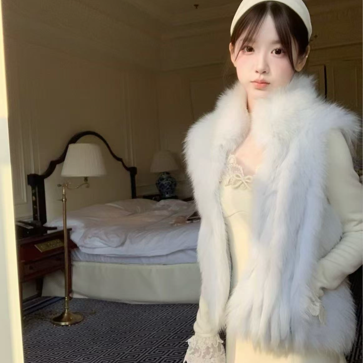 钟允儿【晴山暮雪】2025冬日御寒神器百搭显瘦马甲女