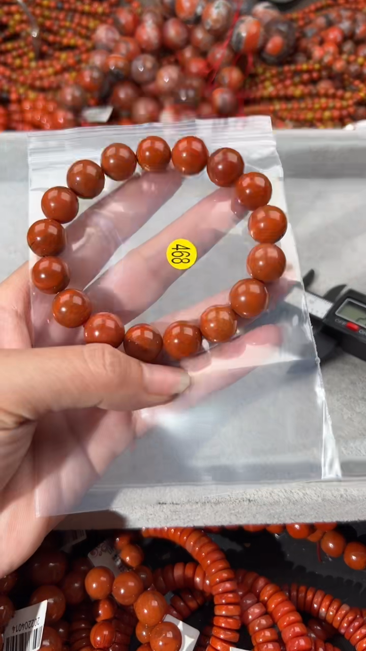 南红玛瑙未镶嵌手串13