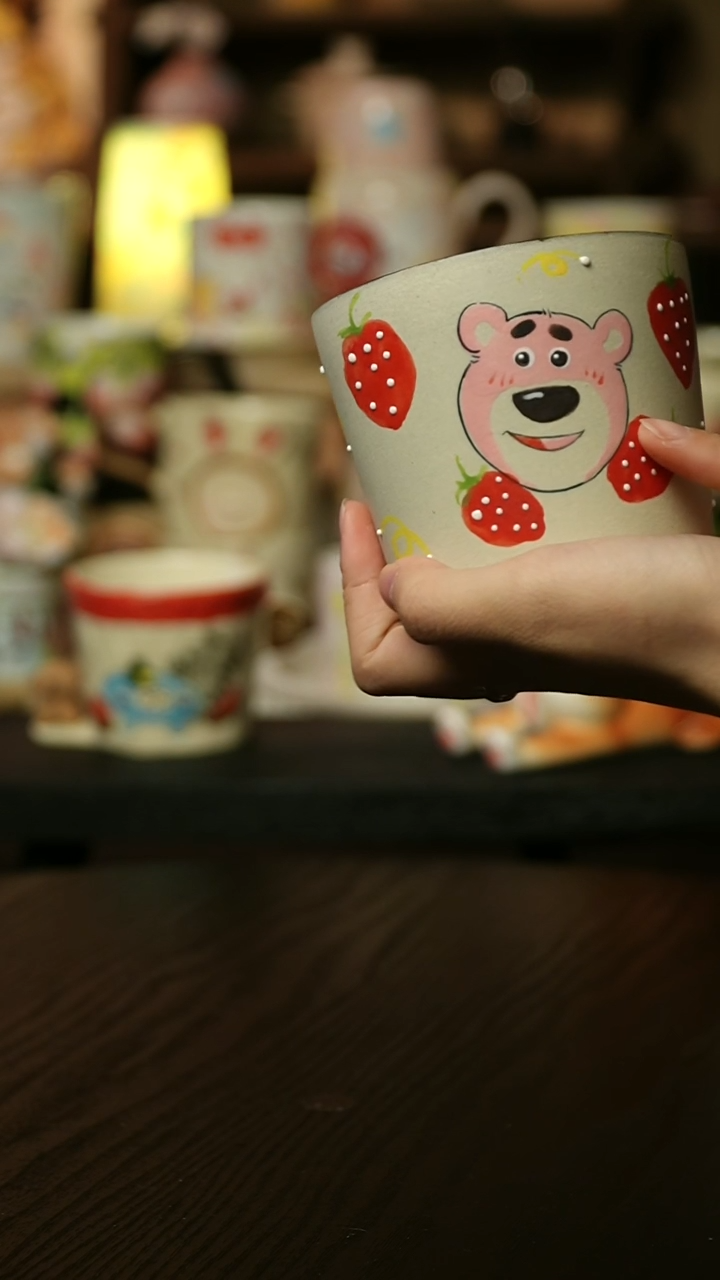 【闪购商品】杯子陶瓷景德镇高温釉下彩&W952