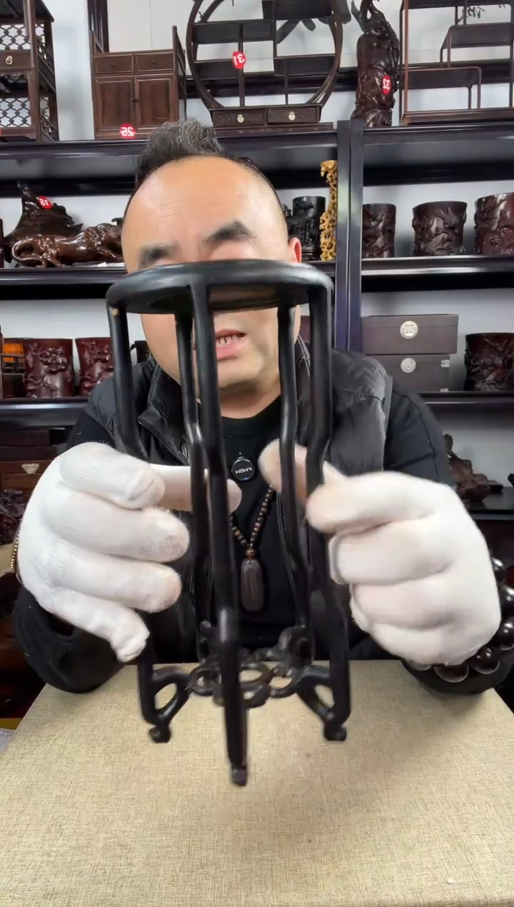 木老李红木工艺品743瑕疵