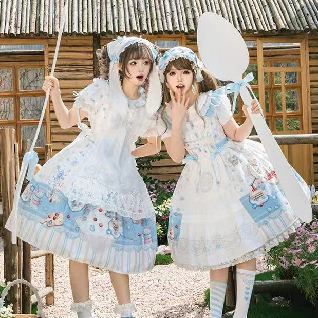 花与珍珠匣 上海合生汇 喜林草餐叙 原创Lolita 清新田园风