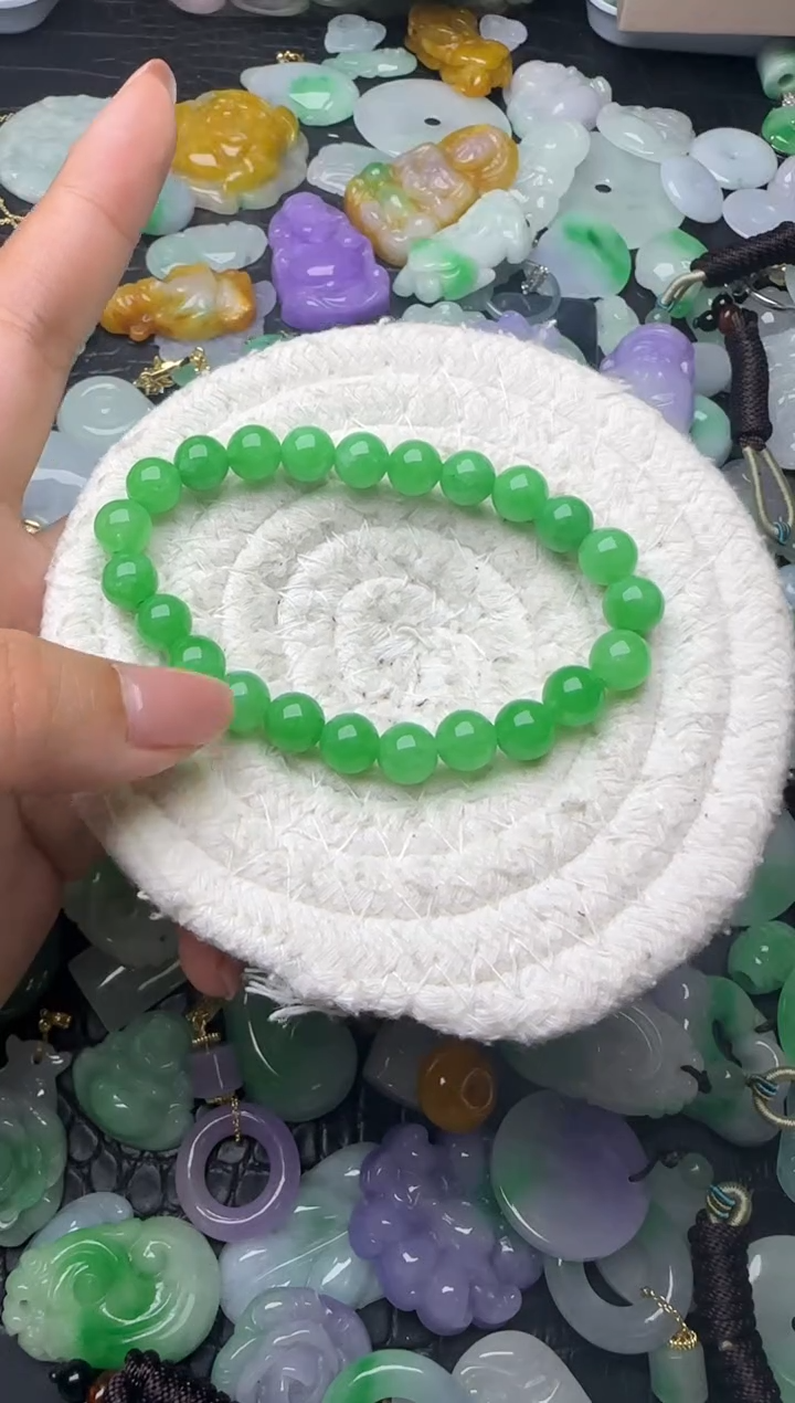 颈饰未镶嵌翡翠缅甸翡翠吊坠