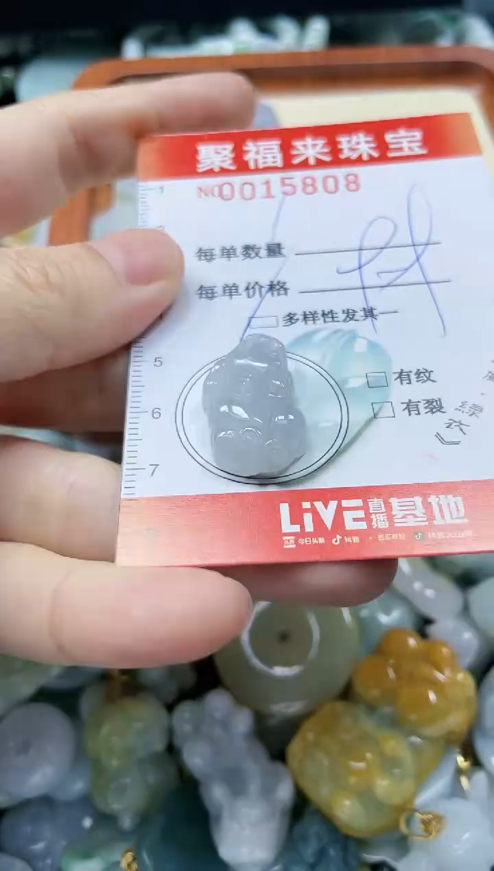 【闪购商品】翡翠颈饰未镶嵌闪购0015808多样性发其一