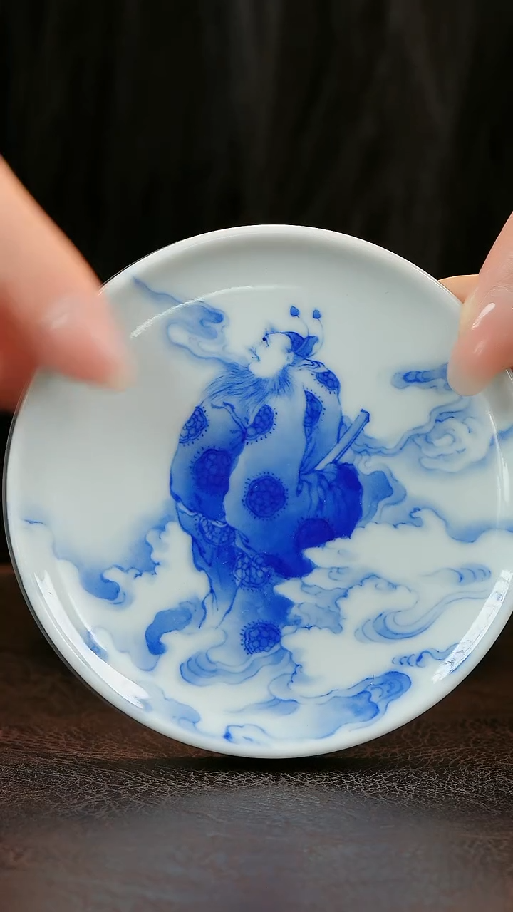 【闪购商品】福利青山赋钟馗盖置陶瓷