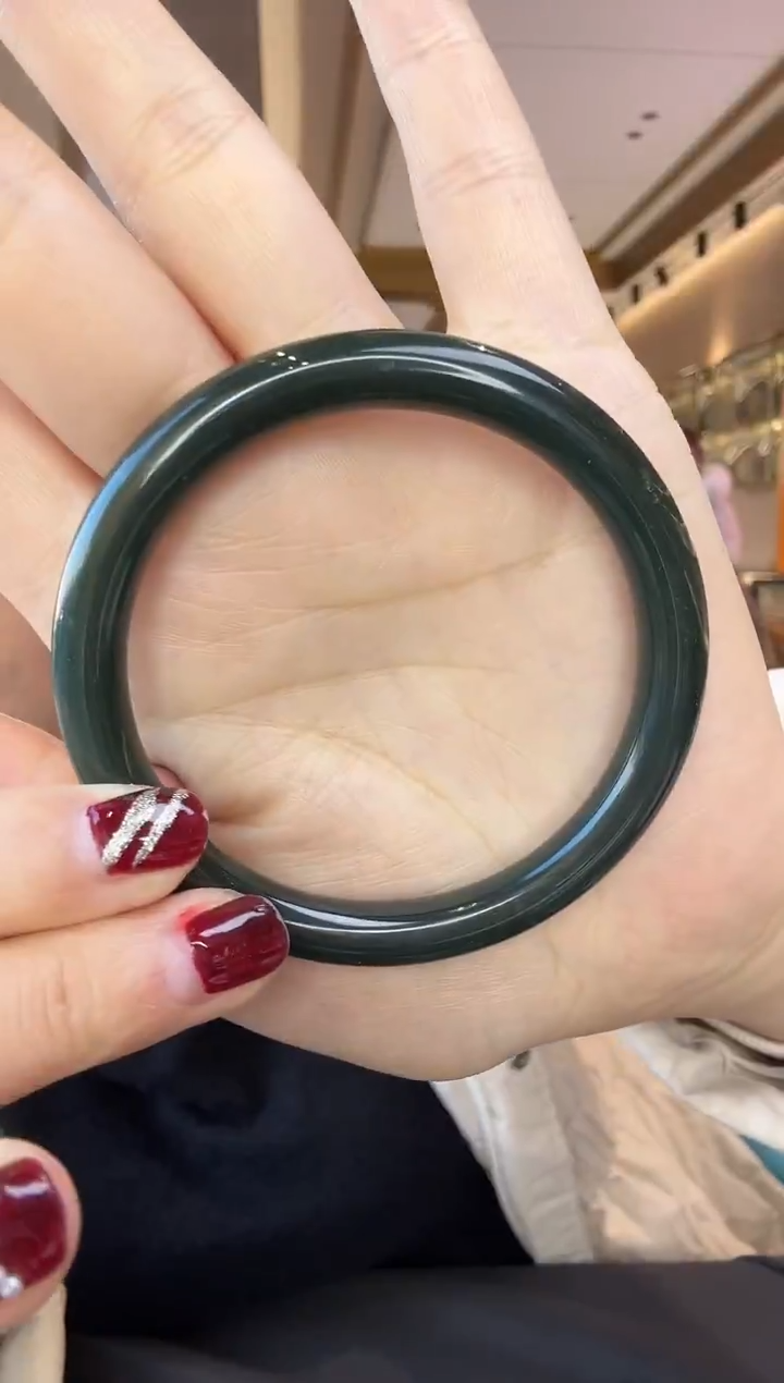 未镶嵌手镯和田玉傲*199塔青手镯58