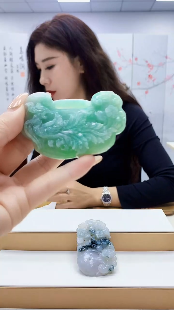 未镶嵌定制翡翠4829ty-毛货挂件63