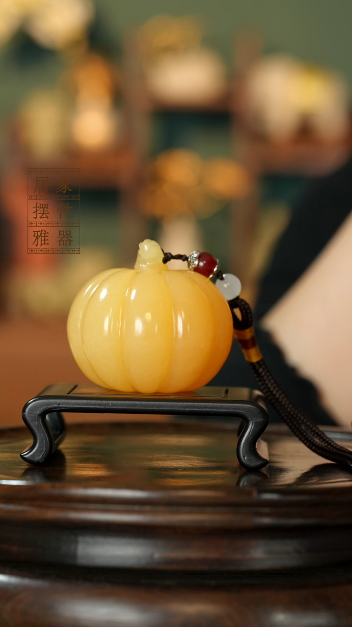 玉《福运南瓜》摆件