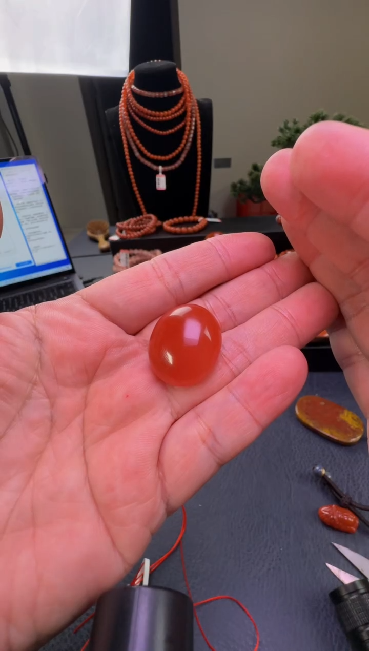 【闪购商品】南红玛瑙手链未镶嵌原矿无优化蛋面多样性发1