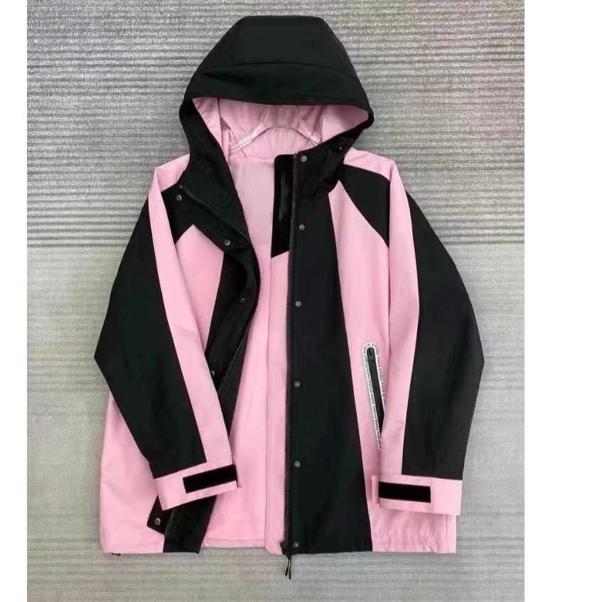 【南油玲姐】粉色冲锋衣连帽新款外套WT6644