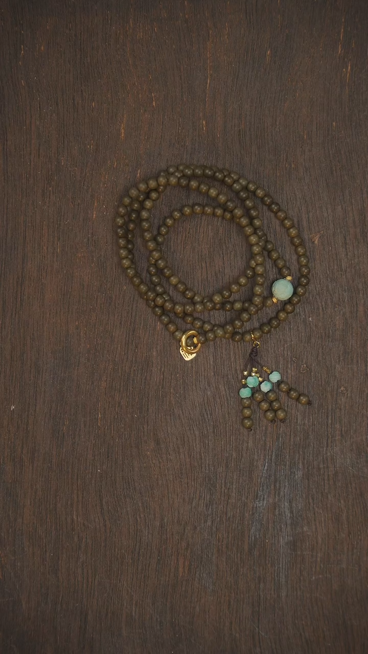 【闪购商品】绿松石手链18K金镶嵌手串