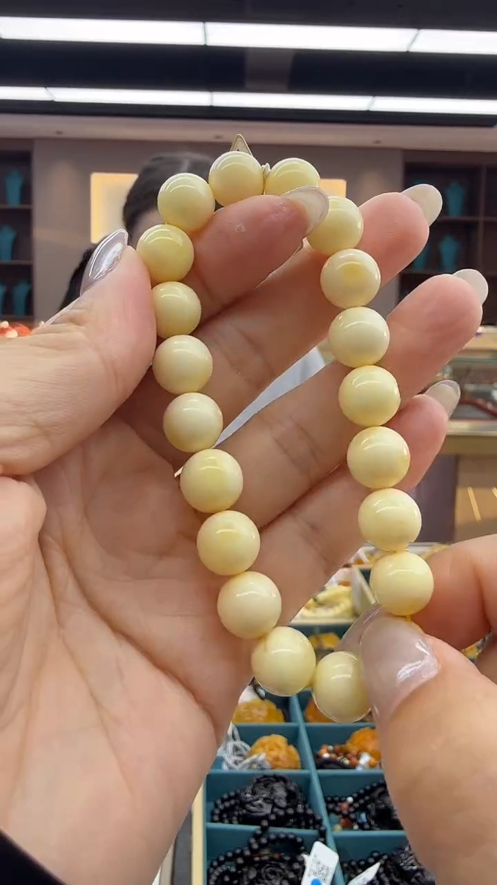 手链琥珀未镶嵌131秒拍号 假一罚三 10mm
