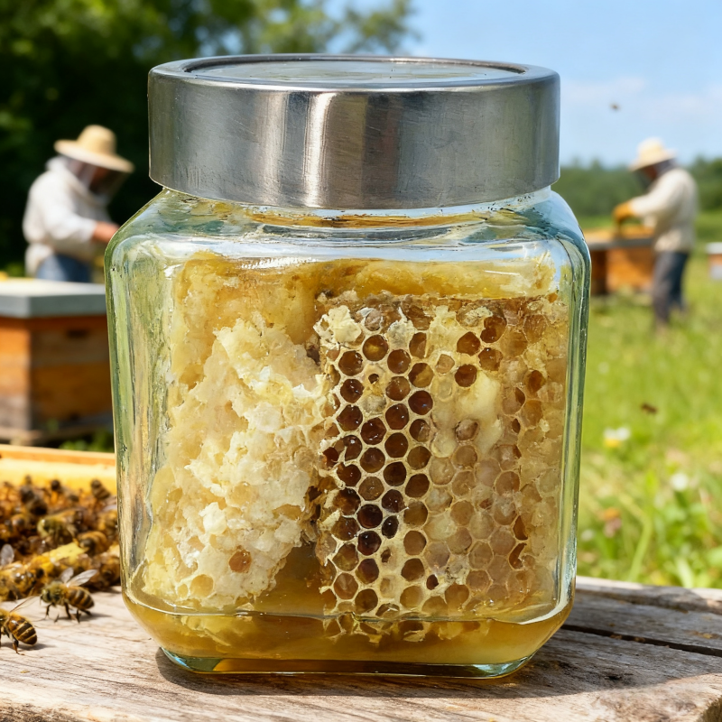 原生蜂巢蜜悬崖蜜农家蜜蜂蜜百花蜜