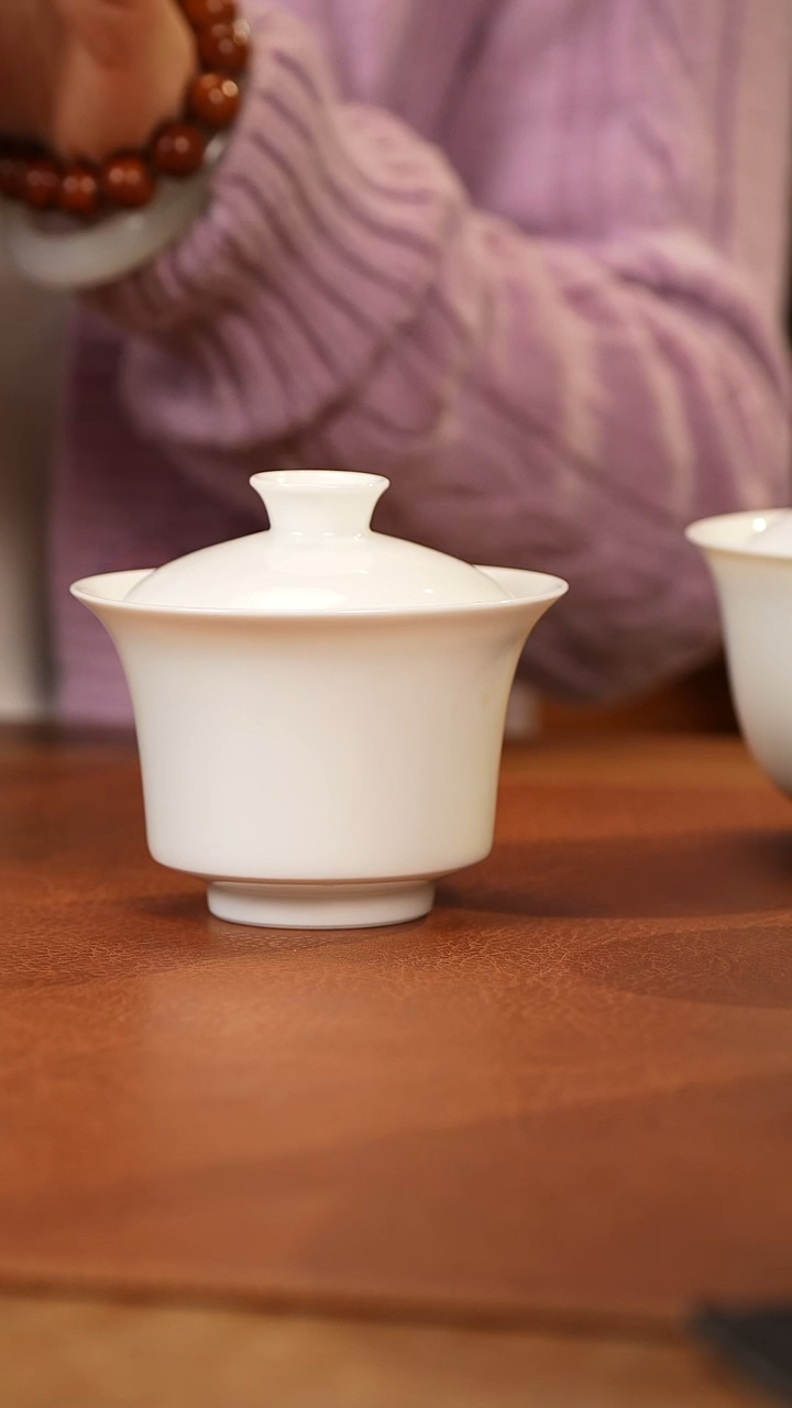 【闪购商品】杯景德镇马蹄盖碗