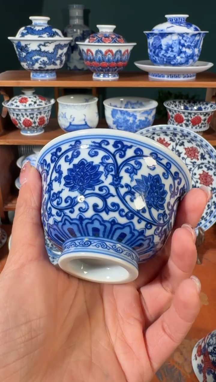 【闪购商品】杯刘建锋缠枝压手杯