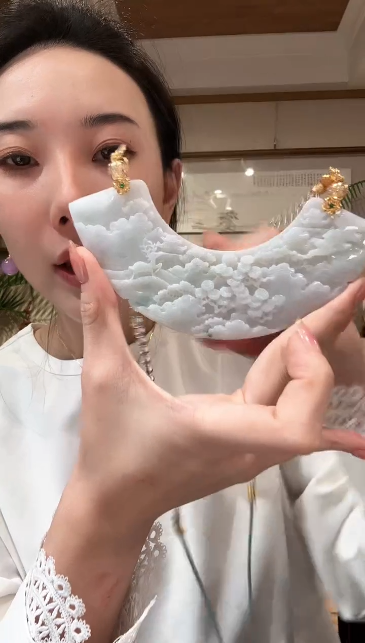 【闪购商品】翡翠颈饰未镶嵌国风