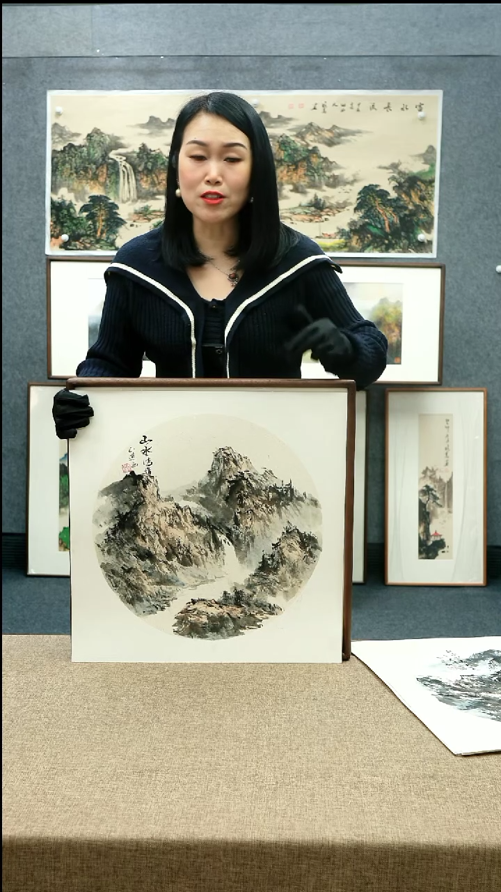 【闪购商品】国画52*52徐正道老师山水