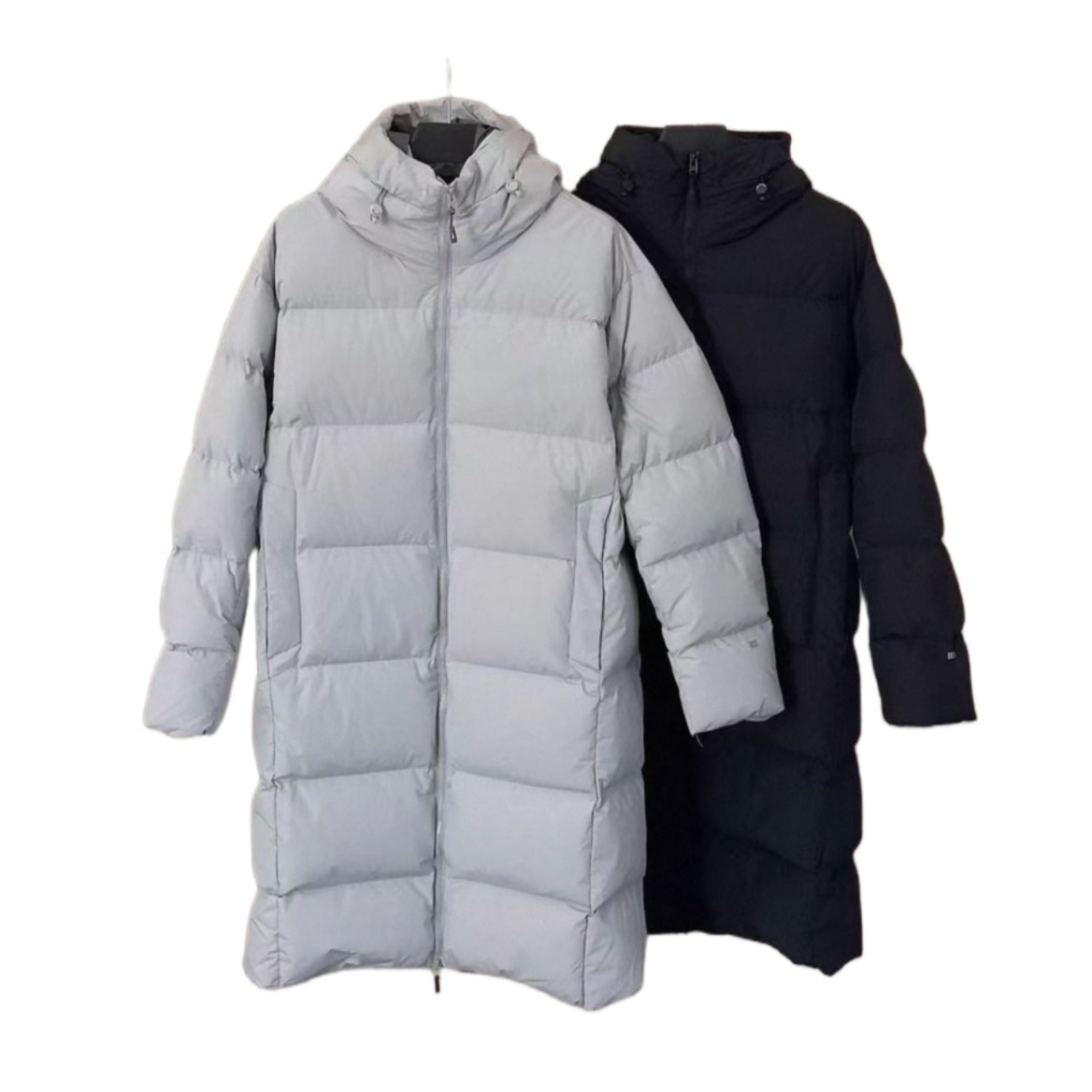 长款两色户外保暖舒适羽绒服外套