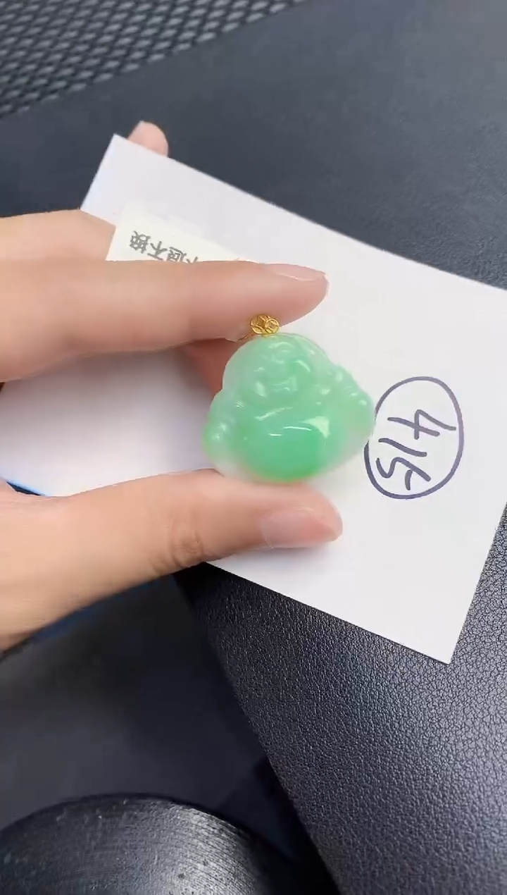 【闪购商品】翡翠颈饰18K金镶嵌000000000