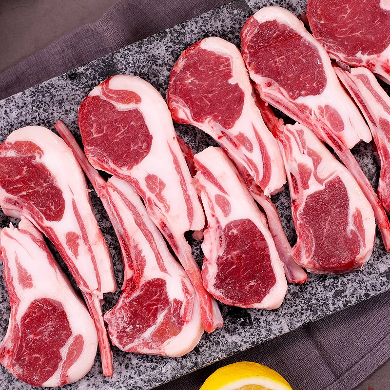 呼伦贝尔草原羊肉、清水煮出奶香、法式羊排