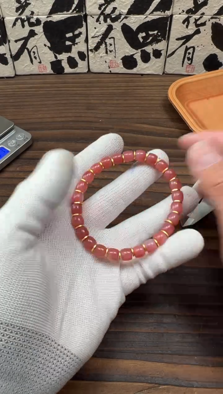 南红玛瑙12未镶嵌南红手串