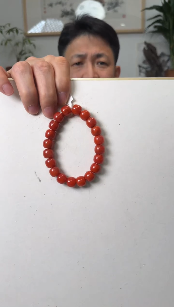 【闪购商品】南红玛瑙手链未镶嵌南红手串9