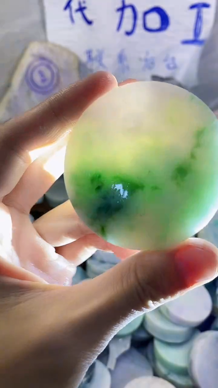 裸石翡翠纯天然翡翠A货38