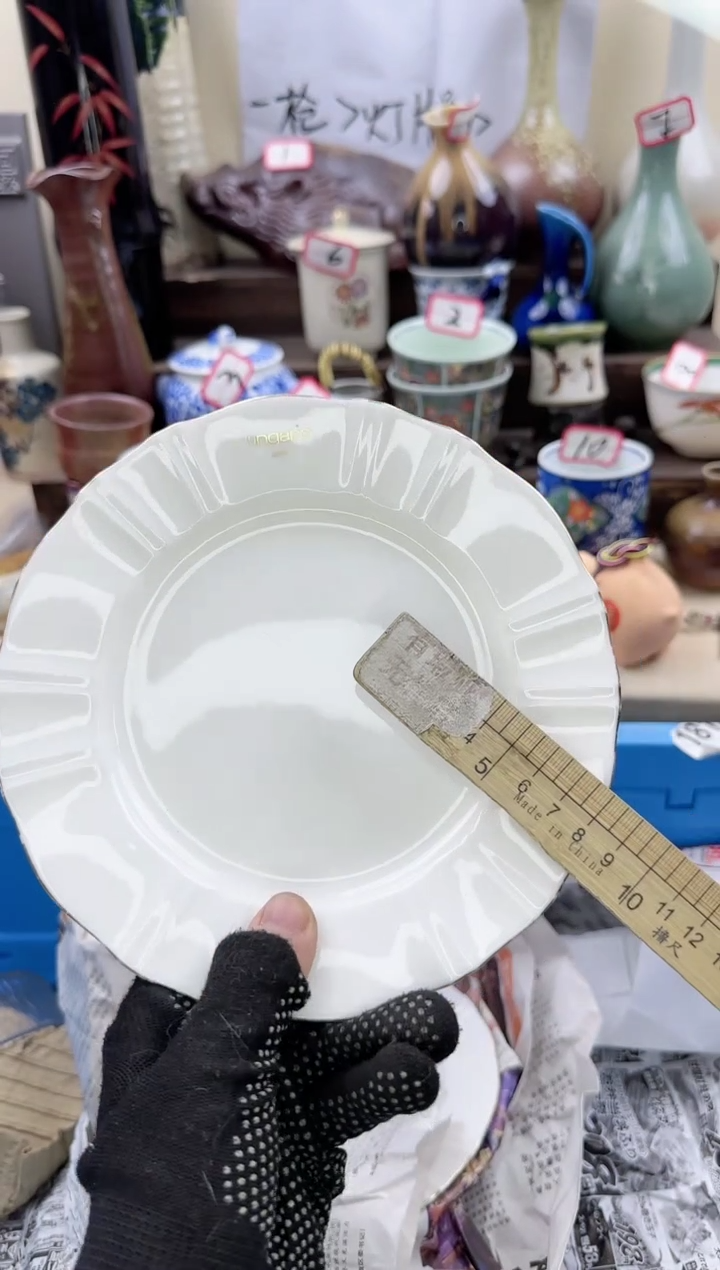 【闪购商品】瓷片18厘米文嘉洛淘艺满18包邮一单一付