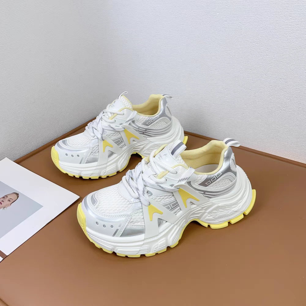 【鞋爱】610复古DS厚底款真皮老爹鞋女休闲百搭爆款增高内透气运动