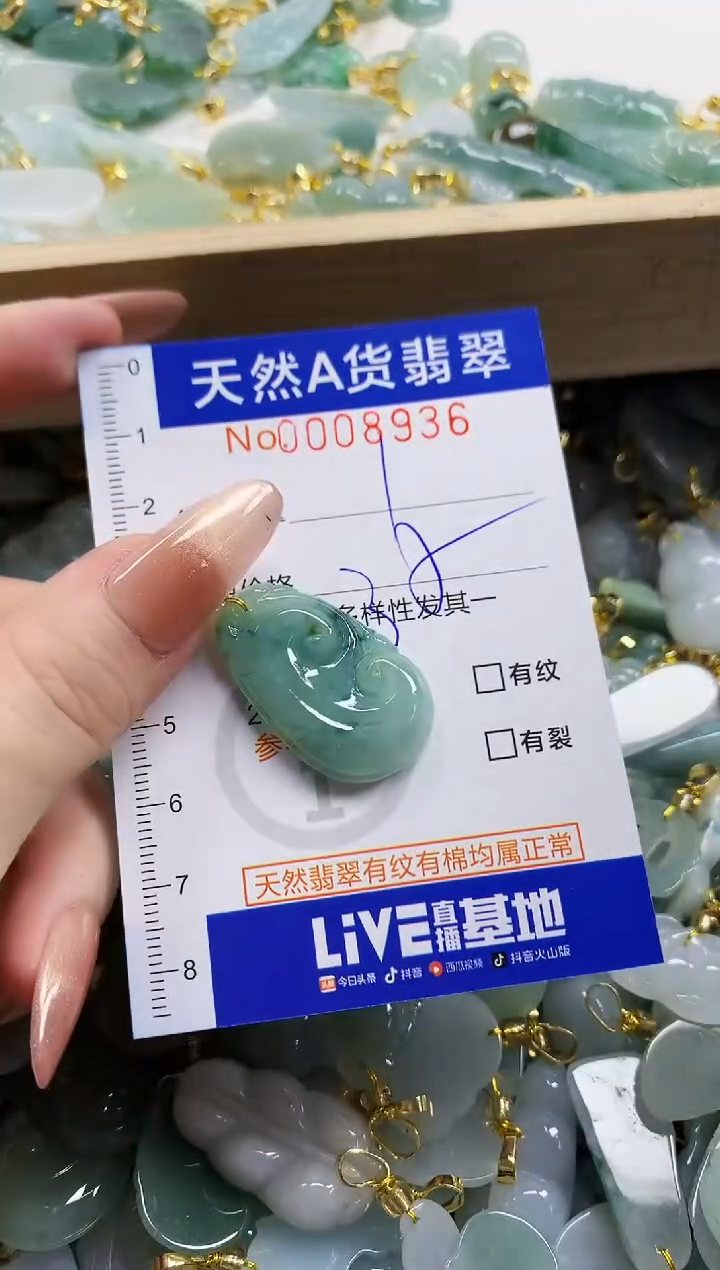 颈饰未镶嵌翡翠天然A货翡翠