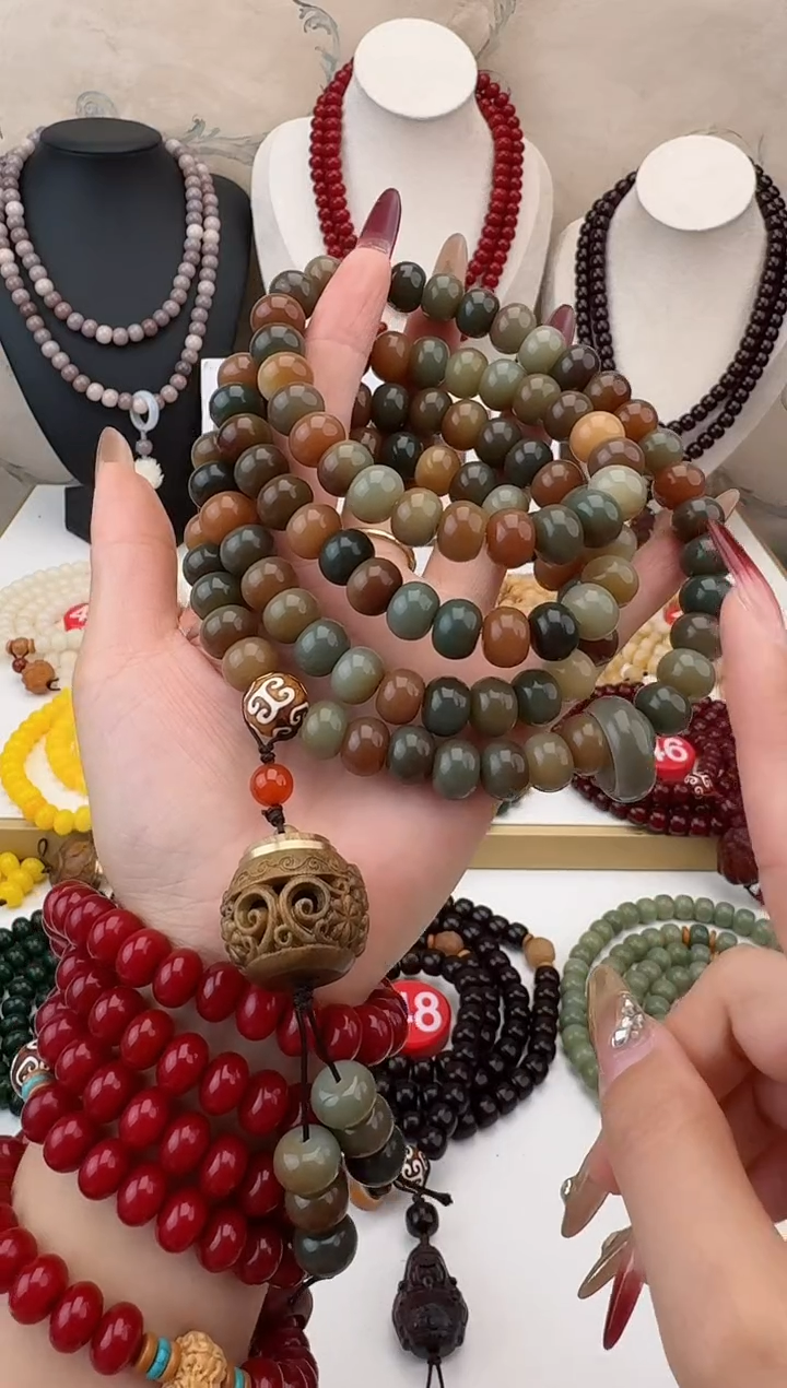 【闪购商品】菩提根/象牙果手串敦煌香囊款