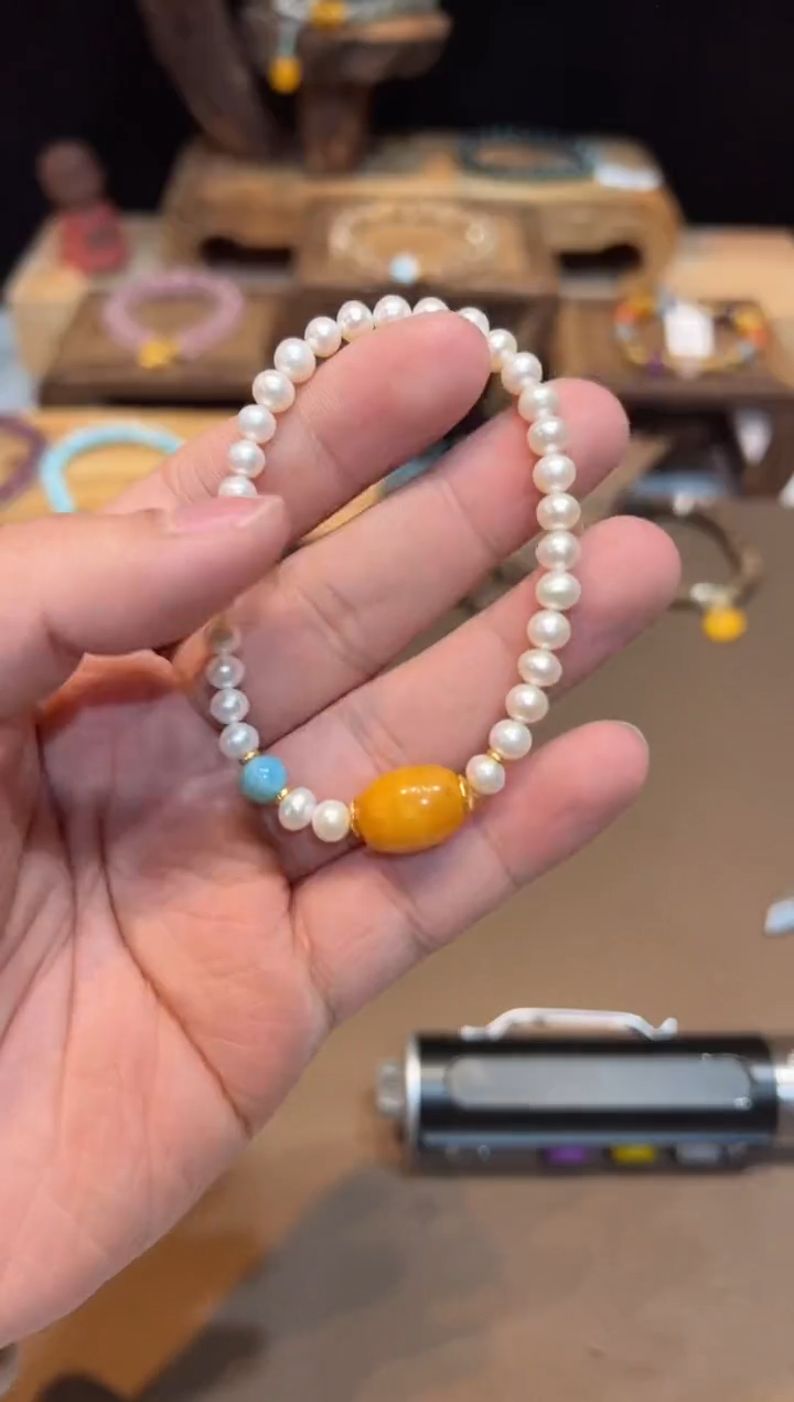 【闪购商品】淡水珍珠手串未镶嵌手饰@@C2285