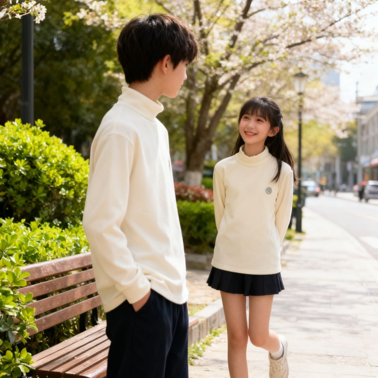 9901高端专享春秋款打底衫米杏