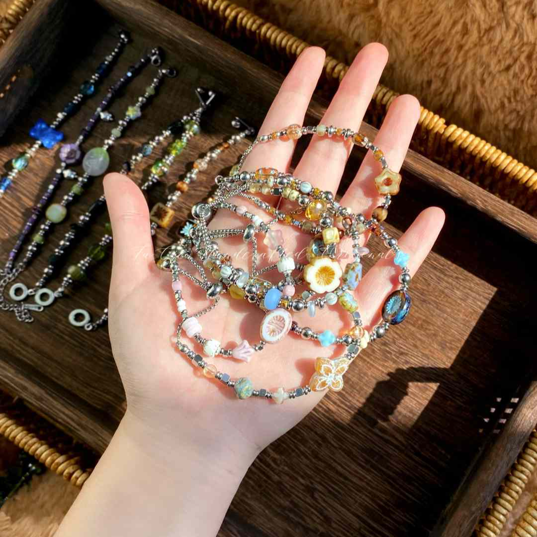 钛钢琉璃手链 ｜选款专属链接｜FaQie原创设计小众百搭饰品