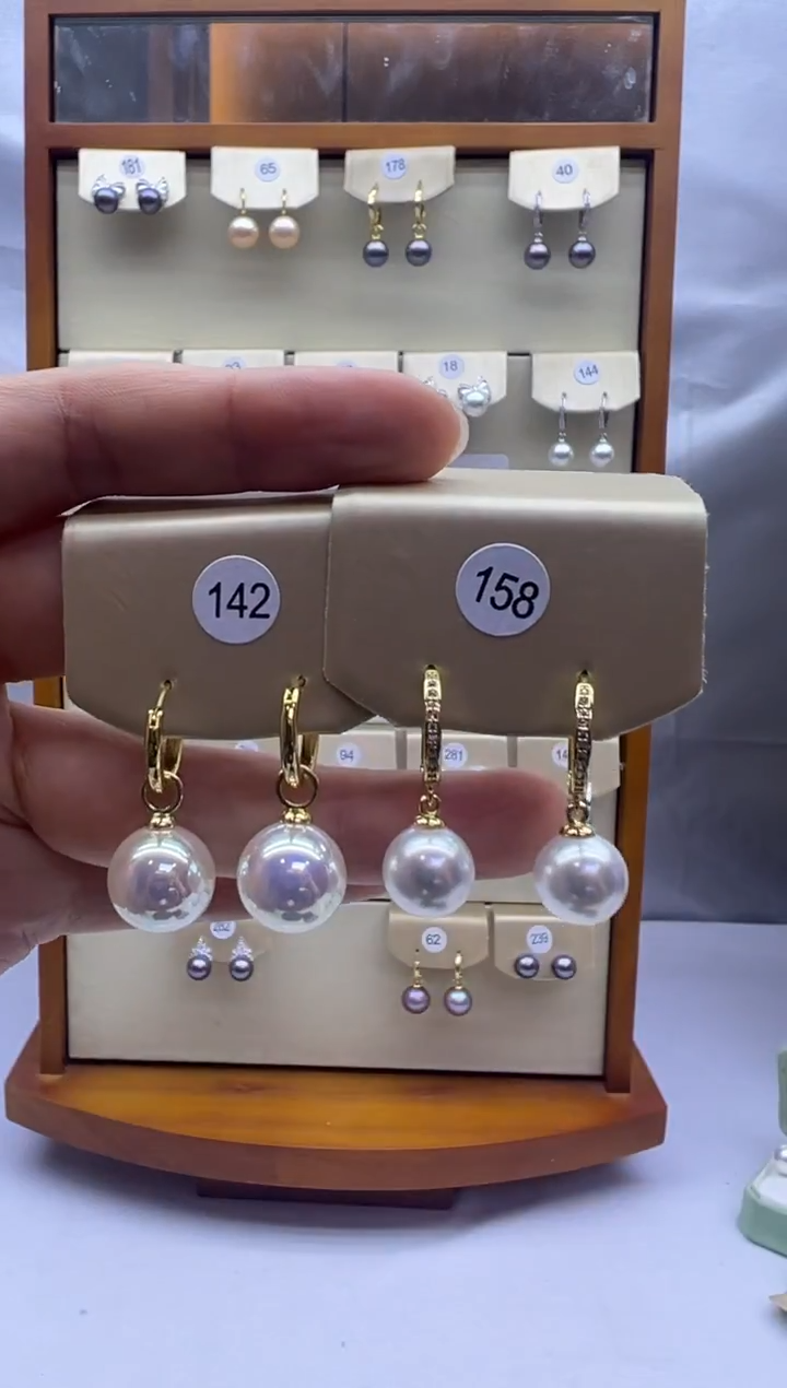 未镶嵌耳饰淡水珍珠142+158